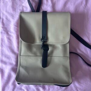 Rains sand beige backpack